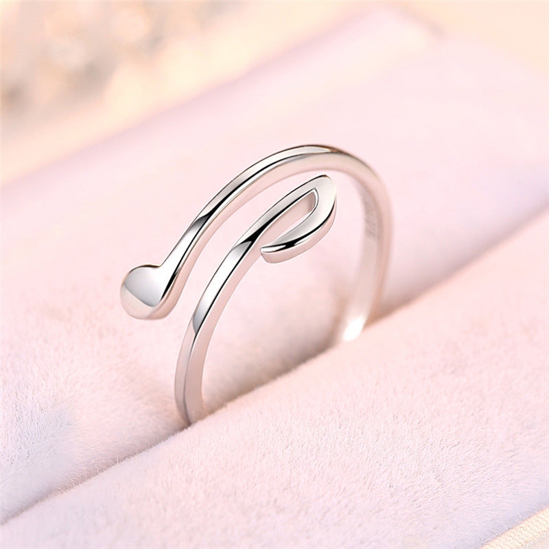 Luxury Adjustable Music Ring | Elegant Jewelry for Music Lovers