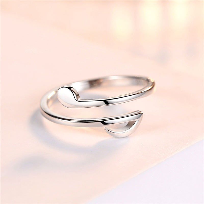 Luxury Adjustable Music Ring | Elegant Jewelry for Music Lovers