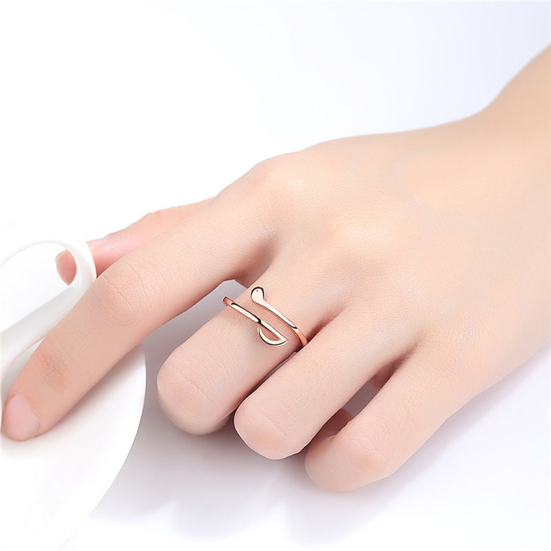 Luxury Adjustable Music Ring | Elegant Jewelry for Music Lovers