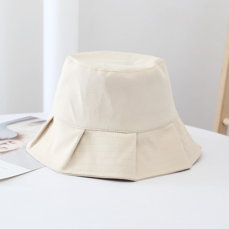 Womens Summer Bucket Hat - Solid Color Sun Hat