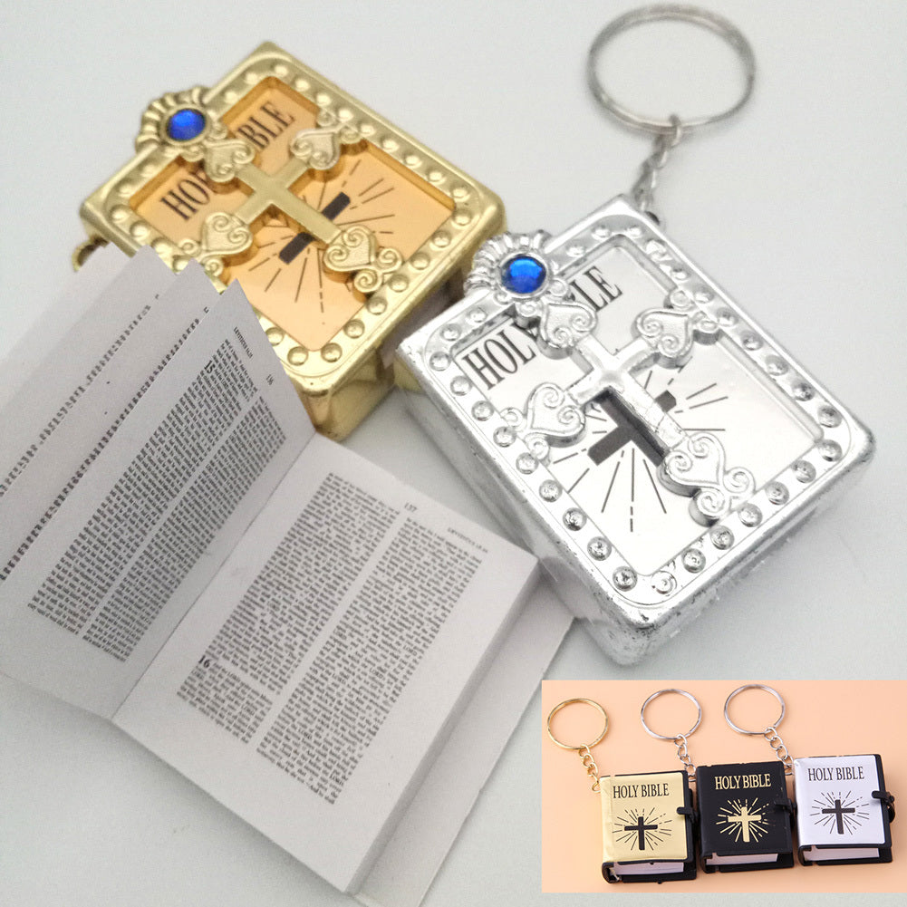 Mini Holy Bible Keychain | Christian Religious Gift