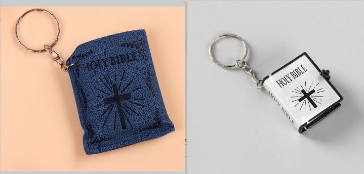 Mini Holy Bible Keychain | Christian Religious Gift