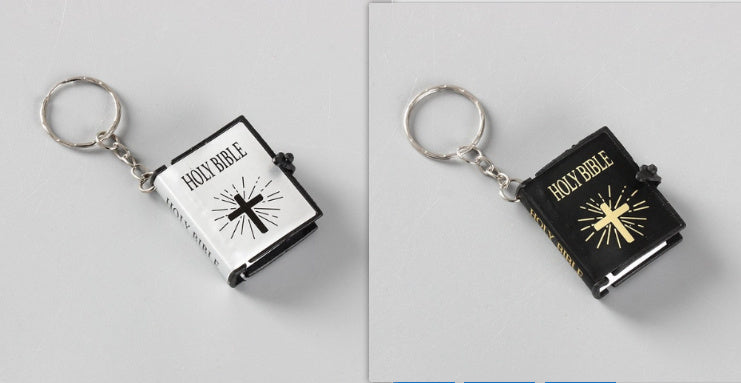 Mini Holy Bible Keychain | Christian Religious Gift