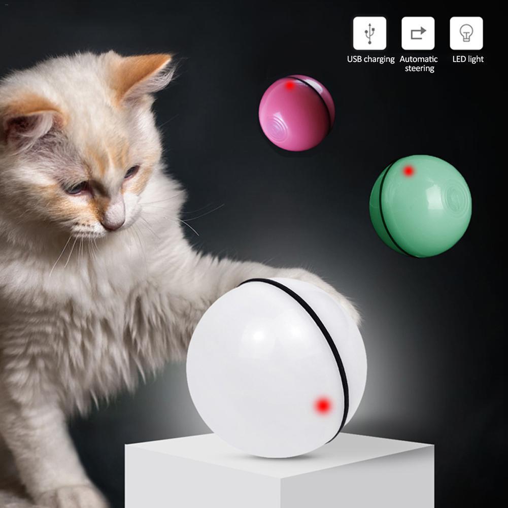 LED Laser Rolling Cat Toy Ball - Fun for Your Pet