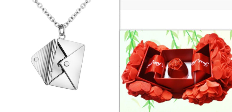 Fashion Jewelry Lover Letter Pendant Necklace