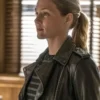 Chicago P.D. S04 Hailey Upton Black Leather Jacket