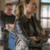 Chicago P.D. S04 Hailey Upton Black Leather Jacket
