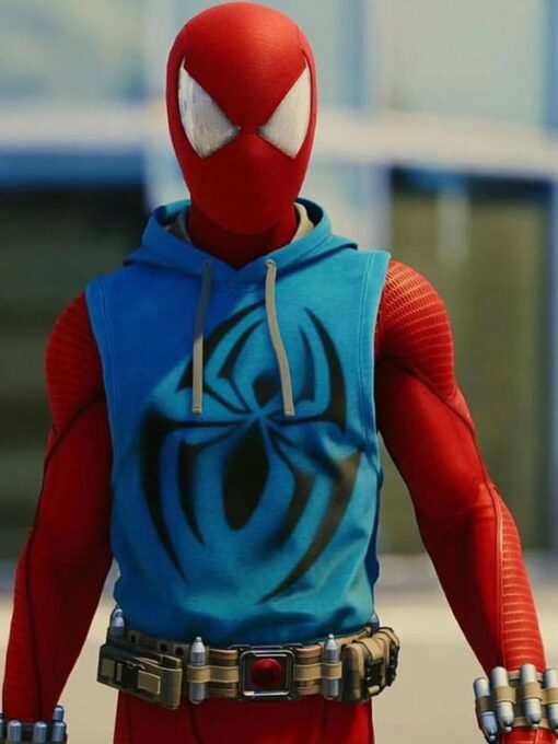 Across the Spider-Verse Ben Reilly Hoodie Vest