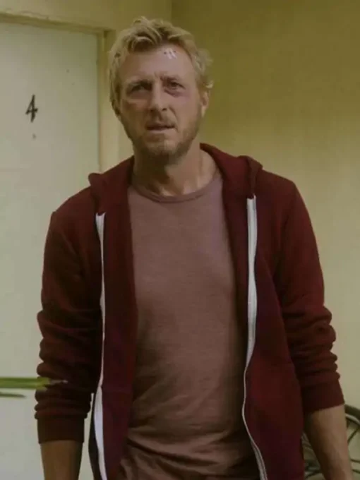 cobra-kai-johnny-lawrence-maroon-hoodie