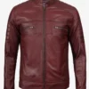 mens-maroon-cafe-racer-leather-jacket