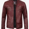 mens-maroon-cafe-racer-leather-jacket