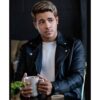 Tony Padilla 13 Reasons Why S04 Moto Black Jacket