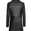 womens-black-3-4-length-leather-coat