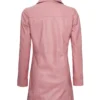 womens-real-leather-pink-button-down-car-coat