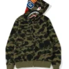 1st Camo Shark Full Zip Hoodie