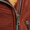 Women Classic Brown Shearling Leather Jacket