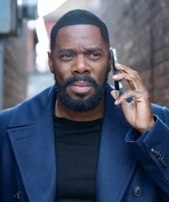 Colman Domingo Navy Blue Peacoat - The Madness Inspired
