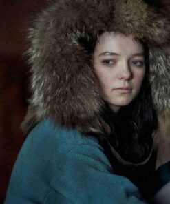 Esme Creed-Miles Hanna Fur Corduroy Coat