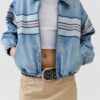 High Potential S01 Amirah J Denim Bomber Jacket