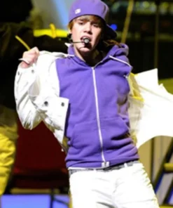 Justin Bieber Purple Hoodie