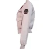 Light Pink Top Gun Vegan Jacket