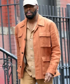 Muncie Daniels The Madness 2024 Orange Cotton Jacket