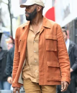 Muncie Daniels The Madness 2024 Orange Cotton Jacket