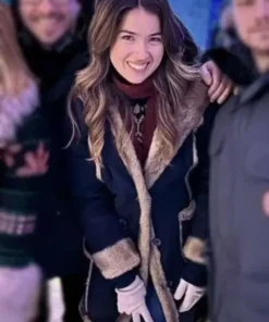 The Finnish Line 2024 – Nichole Sakura-Inspired Black Shearling Hooded Coat