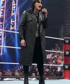 Material: Real Leather Inner: Viscose Lining Pockets: Two Side, Two Inner Sleeves: Full Length Collar: Lapel Collar Color: Black