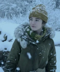 Lucy Paez The Mother 2023 Green Parka Jacket