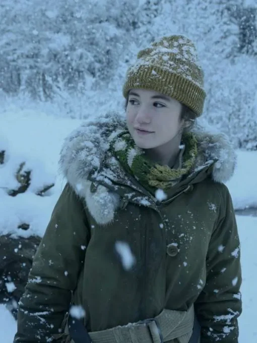 Lucy Paez The Mother 2023 Green Parka Jacket
