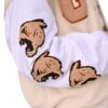The Wild Beige Letterman Varsity Jacket