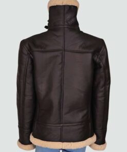 Women Shearling Aviator Bomber Jacket