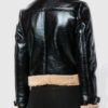 Women’s Black Bomber Leather Jacket