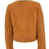 Womens Genuine Sheepskin Shearling Leather Jacket