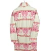Yellowstone S05 Beth Dutton Pink Printed Coat