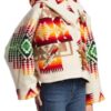 Yellowstone Beth Dutton White Poncho Coat