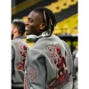 Ac Milan Grey Varsity Jacket