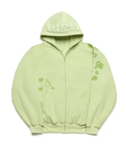 Alchemai Lily Pad Lotus Zip-Up Hoodie