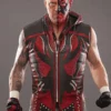 All Elite Wrestling Dustin Rhodes Red & Black Hooded Coat