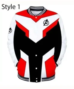 Avengers Endgame Quantum Realm Varsity Jacket