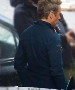 Avengers Endgame Tony Stark Blue Jacket