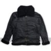 B3 Aviator Bomber Sheepskin Black Jacket
