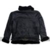 B3 Aviator Bomber Sheepskin Black Jacket