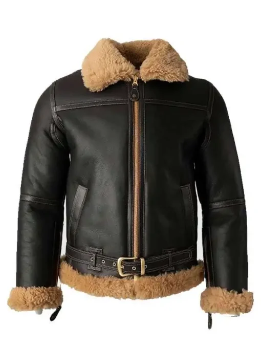 B3 Bomber Aviator Shearling Jacket