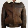 B3 Leather Bomber Pilot Aviator Jacket