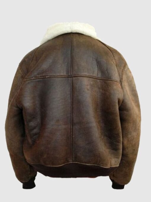 B3 Leather Bomber Pilot Aviator Jacket