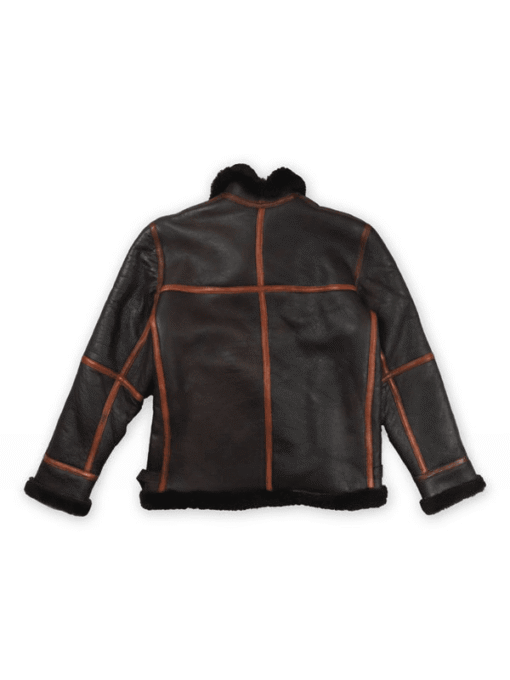 B3 Men’s Sheepskin Black Shearling Jacket