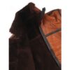 Men’s B3 Bomber Real Leather Brown Shearling Jacket