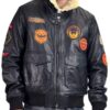 B3 Patched Pilot Bomber Jacket